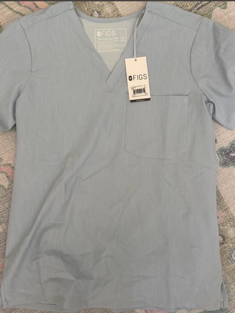 Figs Light Blue/Chambray Set